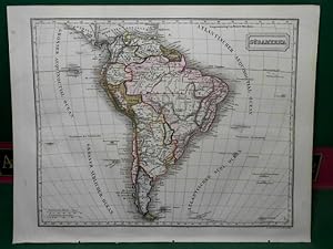 Südamerika - Gesamtkarte.
