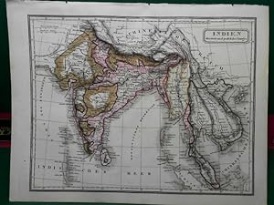 Indien, diesseit und jenseit des Ganges - Gesamtkarte.