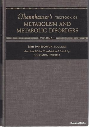 Seller image for Thannhauser's Textbook of Metabolism and Metabolic Disorders, Second Edition Volume 1 for sale by Kuenzig Books ( ABAA / ILAB )