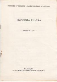 Ekologia Polska. Seria A.