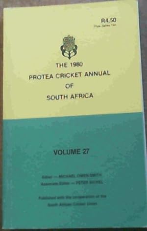 Bild des Verkufers fr Protea Cricket Annual of South Africa 1980 zum Verkauf von Chapter 1