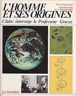 Seller image for L'homme et ses origines, Claire interroge le professeur Grass for sale by Pare Yannick