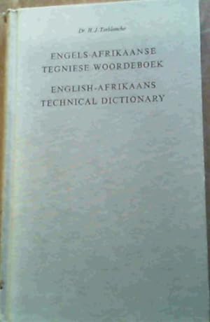 Image du vendeur pour Engels-Afrikaanse Tegniese Woordeboek / English-Afrikaans Technical Dictionary mis en vente par Chapter 1