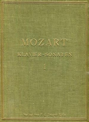 Seller image for Mozart Klavier-Sonaten und 3 Phantasien. Urtext und Bearbeitung vereinigt. Neuausgabe von Gerhard Preitz. Band 1. for sale by Antiquariat am Flughafen