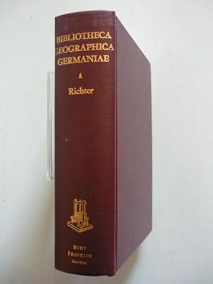 Bild des Verkufers fr Bibliotheca Geographica Germaniae. Litteratur der Landes- und Volkskunde des Deutschen Reichs. zum Verkauf von Antiquariat Diderot