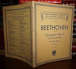 Immagine del venditore per BEETHOVEN OP. 73 Concerto No. V in E-Flat Major for the Piano venduto da Rare Book Cellar