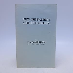 Seller image for New Testament Church Order for sale by Shelley and Son Books (IOBA)
