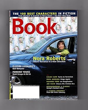 Imagen del vendedor de Book Magazine - March - April, 2002. Nora Roberts cover. The 100 Best Characters; Elmore Leonard - Bad Behavior; Caleb Carr; Maya Angelou; Richard Ford; Joe Klein; Ken Kesey; Steven Tyler; Sandra Day O'Connor; Tom Clancy; Ann Beattie; Susan Vreeland; Jimmy Breslin; Elizabeth Berg a la venta por Singularity Rare & Fine