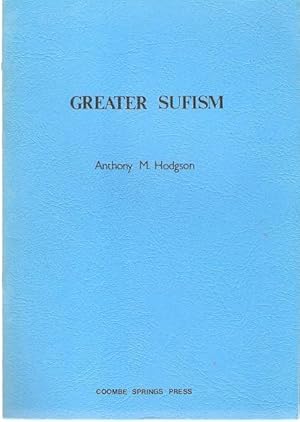 Seller image for Greater Sufism. for sale by City Basement Books