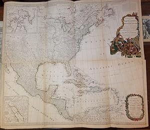 A New Map of North America with the West India Islands. Divided according to the Preliminary Arti...