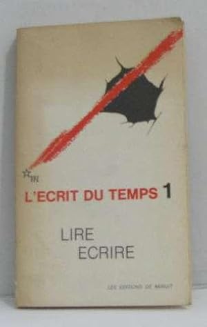 Image du vendeur pour Lire crire - l'crit du temps 1 mis en vente par crealivres