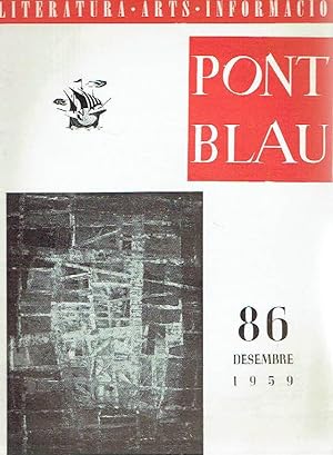 Pont Blau, nº 86. Revista de Literatura, arts i informació. Desembre de 1959.