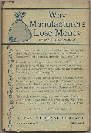 Bild des Verkufers fr Why Manufacturers Lose Money zum Verkauf von Between the Covers-Rare Books, Inc. ABAA