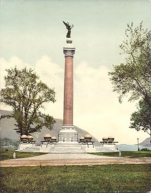 Seller image for Battle Monument U. S. Military Academy West Point ORIGINAL PRINT 7 by 9 inches photograph from the Detroit Photographic Company [53788] 470 Peabody 4 for sale by Charles Lewis Best Booksellers