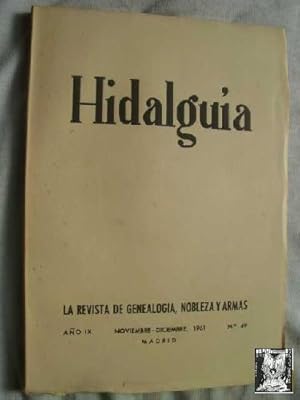 HIDALGUÍA, Nº 49, NOVIEMBRE-DICIEMBRE 1961