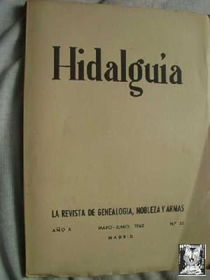 HIDALGUÍA, Nº 52, MAYO-JUNIO 1962