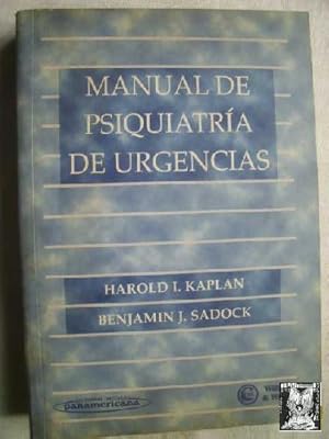 MANUAL DE PSIQUIATRÍA DE URGENCIAS