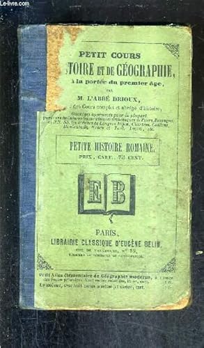 Seller image for PETITE HISTOIRE ROMAINE MISE A LA PORTEE DU PREMIER AGE AVEC QUESTIONNAIRE. for sale by Le-Livre