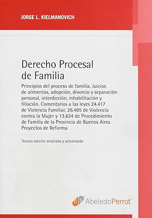 Imagen del vendedor de Derecho procesal de familia. a la venta por Ventara SA