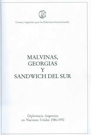 Seller image for Malvinas, Georgias y Sandwich del Sur. vol. 7 , Diplomacia argentina en Naciones Unidas 1986-1990 / vol. 2 for sale by Ventara SA