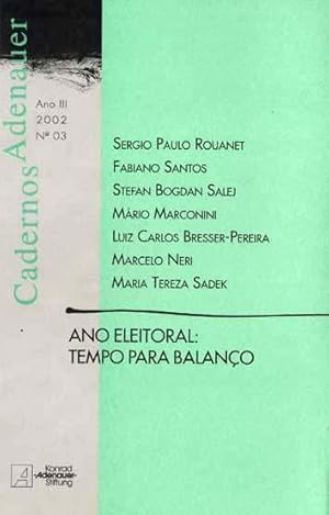 Seller image for Ano eleitoral : tempo para balano.-- ( Cadernos Adenauer ; 3 ) for sale by Ventara SA