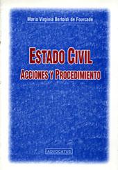 Seller image for Estado civil : acciones y procedimientos. for sale by Ventara SA