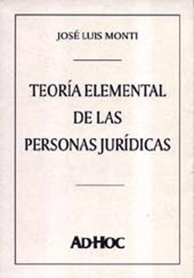 Imagen del vendedor de Teora elemental de las personas jurdicas. a la venta por Ventara SA