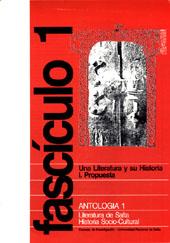 Seller image for Una literatura y su historia : propuesta : fasciculo. vol. 1 for sale by Ventara SA