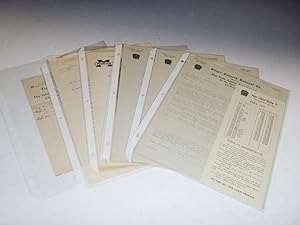 Collection of Eugene Orflinger, Automobile Parts Supplier, 1913-1915 (21 items)