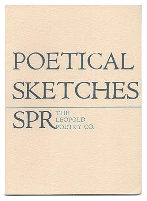 Image du vendeur pour Poetical Sketches mis en vente par Arundel Books