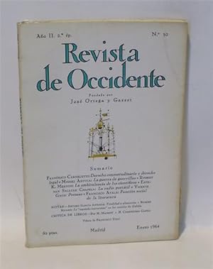 REVISTA DE OCCIDENTE - No. 10 - Año II - Segunda Época