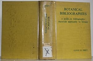 Image du vendeur pour Botanical Bibliographies: A Guide to bibliographic Materials applicable to Botany. mis en vente par Antiquariat  Braun