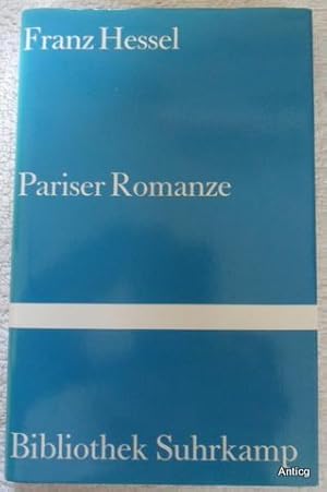 Seller image for Pariser Romanze. Papiere eines Verschollenen. for sale by Antiquariat Gntheroth