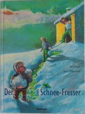 Seller image for Der Schnee-Fresser. [Bilderbuch]. Farbig illustriert von Jens Rassmus. for sale by Antiquariat Gntheroth