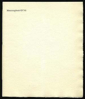 Seller image for Metamorphosis of 741 for sale by Between the Covers-Rare Books, Inc. ABAA