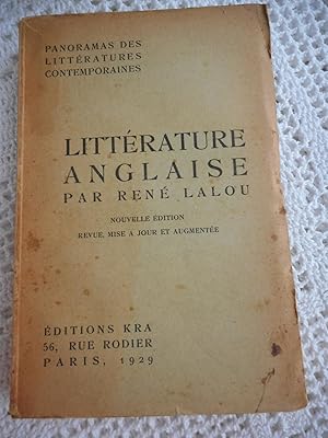 Image du vendeur pour Litterature anglaise mis en vente par Frederic Delbos