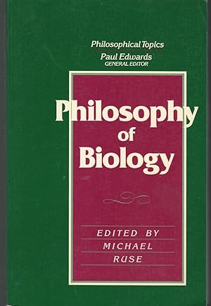 Imagen del vendedor de Philosophy of Biology (Philosophical Topics Series) a la venta por Dorley House Books, Inc.