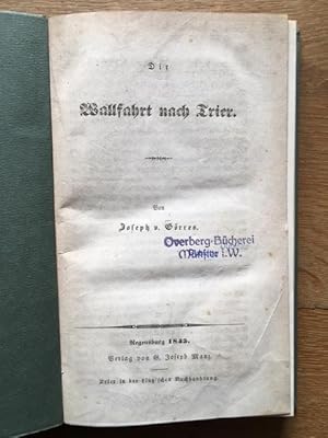 Imagen del vendedor de Die Wallfahrt nach Trier. a la venta por Antiquariat Lohmann