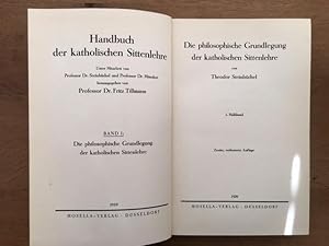 Imagen del vendedor de Handbuch der katholischen Sittenlehre. a la venta por Antiquariat Lohmann