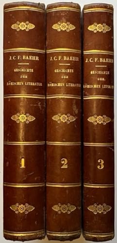 Geschichte der Römischen Literatur. Bd. 1 enthaltend den allgemeinen Theil und die Poesie. Bd. 2 ...