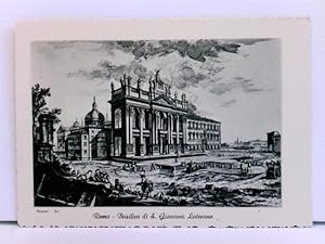 seltene Künstler-AK Roma - Basilica di S. Giovanni Laterano; Piranesi