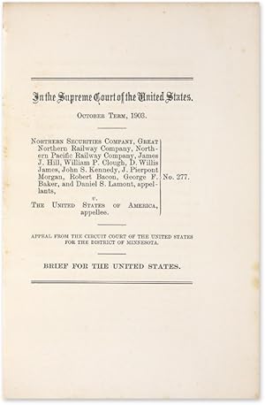 In the Supreme Court of the United States, October Term, 1903. by Trial ...