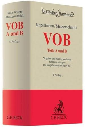 Seller image for VOB Teile A und B: Vergabe- und Vertragsordnung fr Bauleistungen mit Vergabeverordnung (VgV) : Vergabe- und Vertragsordnung fr Bauleistungen mit Vergabeverordnung (VgV) for sale by AHA-BUCH