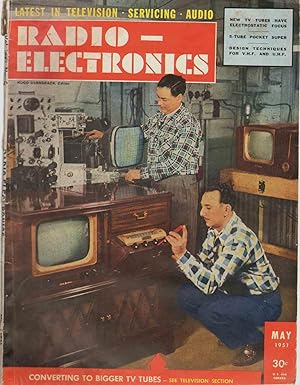 Bild des Verkufers fr RADIO - ELECTRONICS May 1951 Volume Xxii, No. 8 zum Verkauf von The Avocado Pit