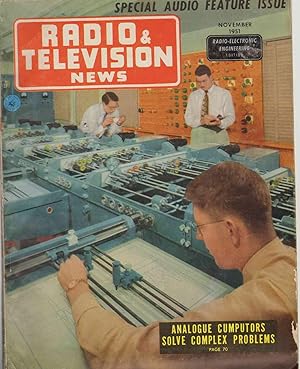 Seller image for RADIO & TELEVISION NEWS Volume 46 Number 5 November 1951 for sale by The Avocado Pit