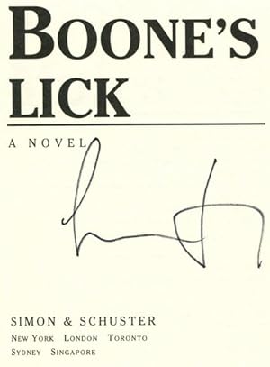 Boone's Lick - 1st Edition/1st Printing