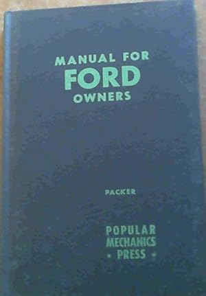 Imagen del vendedor de Manual For Ford Owners a la venta por Chapter 1
