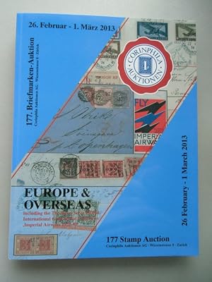 177. Stamp Auction Europe & Overse AS . 2013 Briefmarken Numismatik