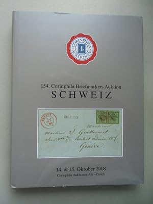 154. Corinphila Briefmarken-Auktion Schweiz 2008 Briefmarken Numismatik