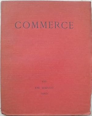 Image du vendeur pour COMMERCE. - Cahier VIII. mis en vente par Librairie les mains dans les poches